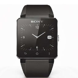 索尼smartwatch sw2 智能手表 黑色 硅膠表帶 智能手環(huán)產(chǎn)品圖片1